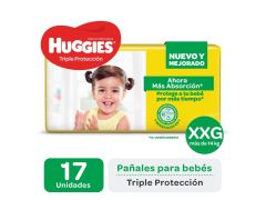 PAÑAL HUGGIES VERDE MEGA XXG 20 17 UN