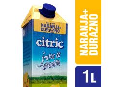 JUGO CITRIC NARANJA/DURAZNO 1 LT