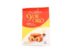 BUDIN 9 DE ORO MINI DULCE LECHE 215 GR