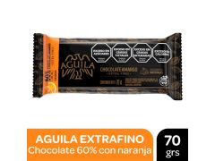 CHOCOLATE AGUILA 60% NARANJA 70 GR