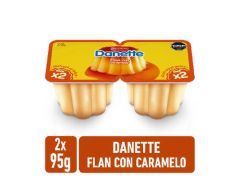 FLAN DANETTE VAINILLA 2X95 GR