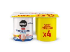 YOGHURT YOGURISIMO FIRME FRUTILLA 4X480 GR