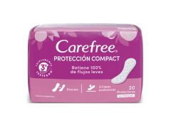 PROTECTOR FEMENINO CAREFREE PROTECCION COMPACT 20 UN