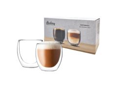 VASO HUDSON DOBLE VIDRIO 80ML 2 UN