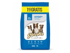 ALIMENTO PARA PERROS SABROSITOS ADULTOS VARIEDAD 14 KG + 1